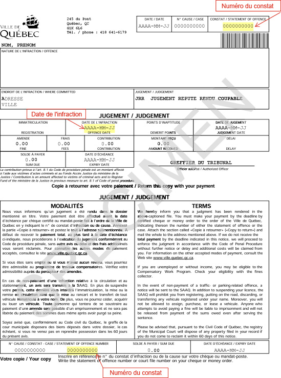 Judgement Example